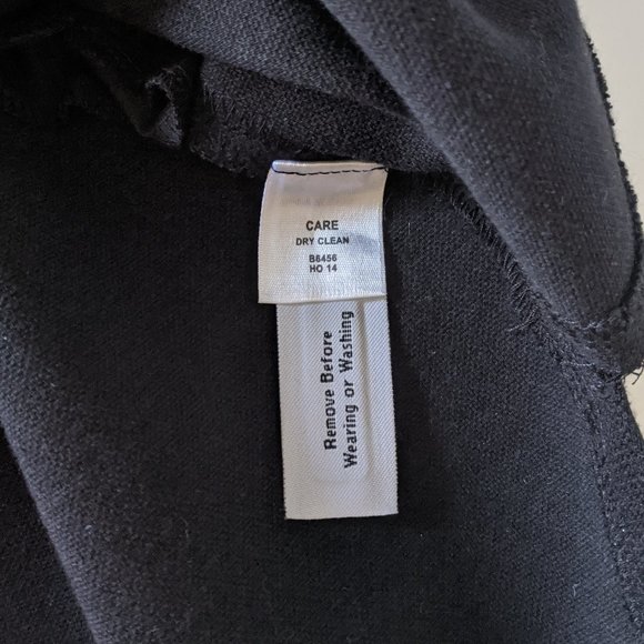 NEW Madewell Leather Trim Pique Ponte Dress S - Picture 7 of 10